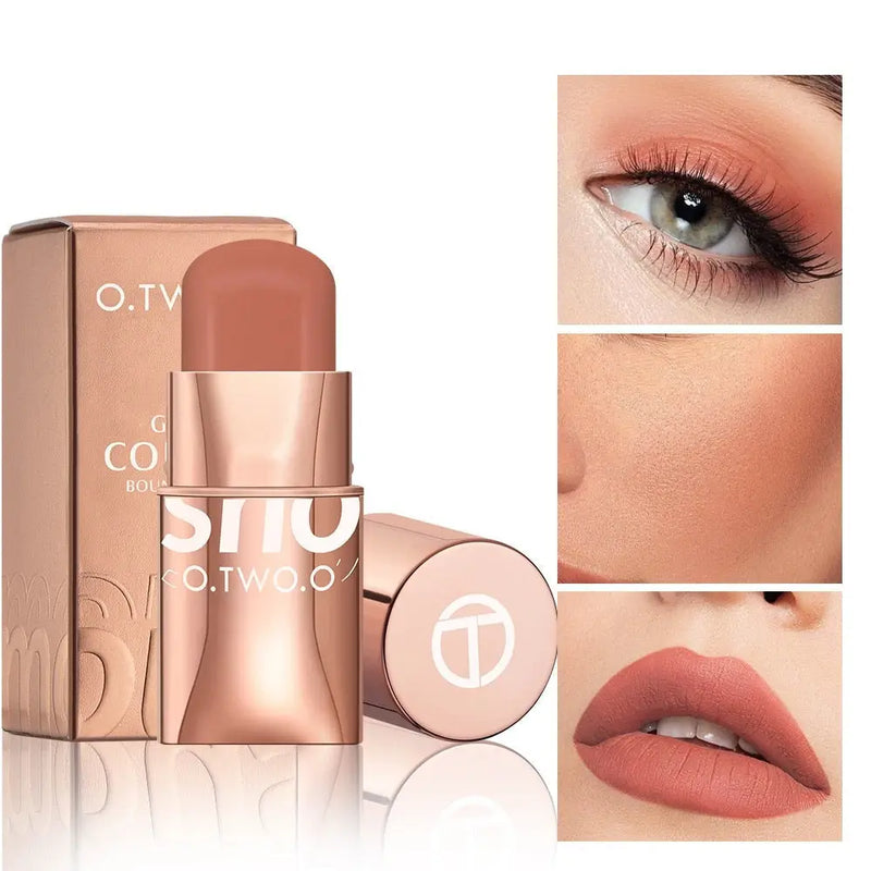 Batom Blush 3 Em 1 - O.TWO.O