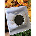 Conjunto Relógio Digital Elegancy - Relógio Brinco Pulseira e Caixa