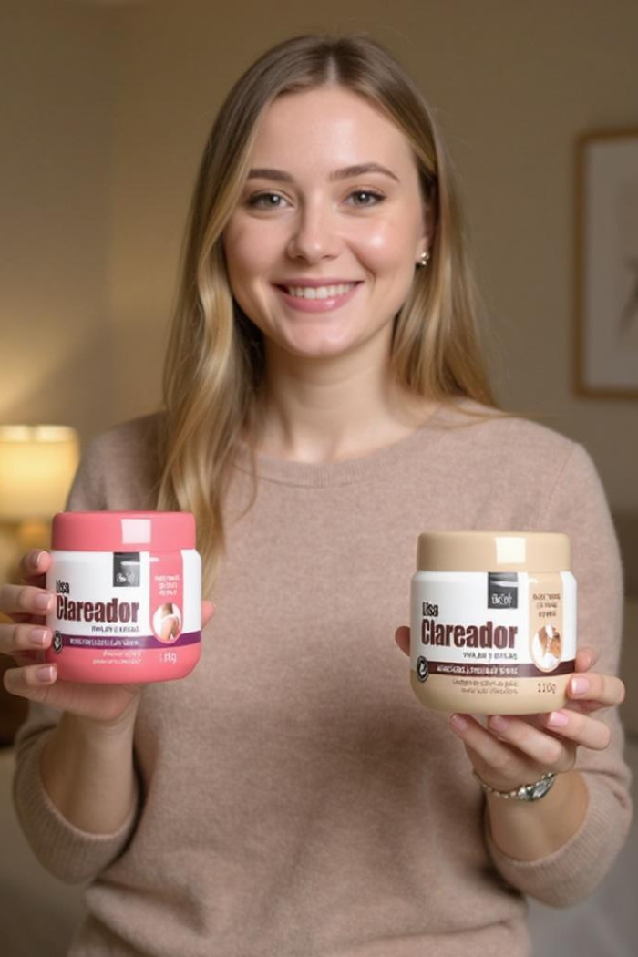 Kit Creme Clareador de Virilha e Axila + Creme Bumbum Lisinho - Antimanchas