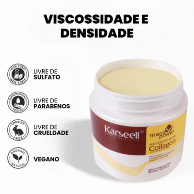 Máscara Capilar De Colágeno - Brilho De Seda